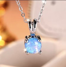 Sterling Silver 925 Blue Fire