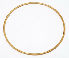 GOLD 50cm Metal Ring Hoops