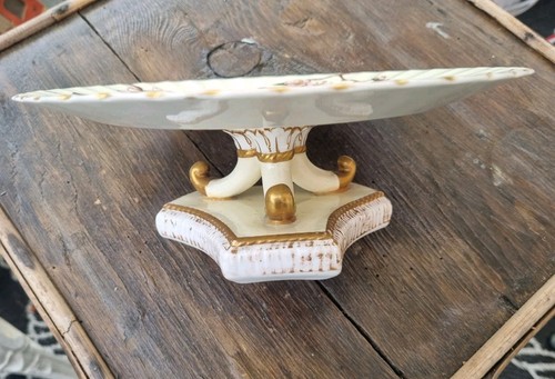 Antique porcelain cake - antique, cake/compote