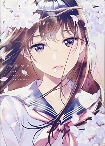 School girls illustrations art - school,