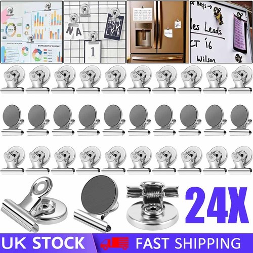 24pcs magnetic clips - clips, paper