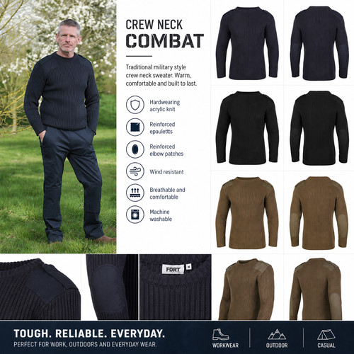 Fort heavyweight crew neck - crew,