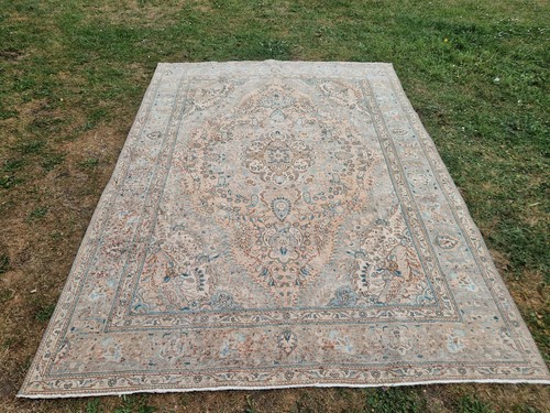 Large antique handmade wool - handmade,