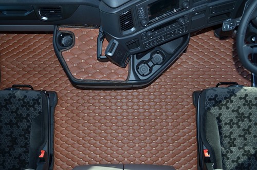 Truck eco leather floor - truck, mat