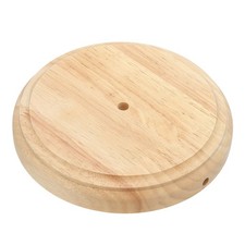 8.5"x1.3" Wooden Lamp Base