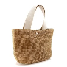 Ladies Wicker Handbag Bag Women Tote Beach Straw Woven Summer Rattan Basket Bag