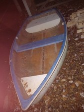 8ft Fibreglass Rowing Boat.