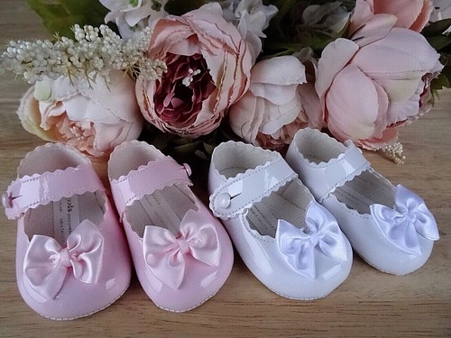 Baby girl pram shoes - baby,