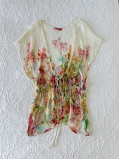 Rene Derhy White Multi Sheer