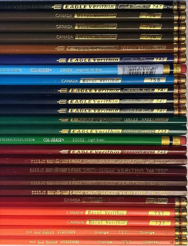 Vintage eagle prismacolor - vintage,
