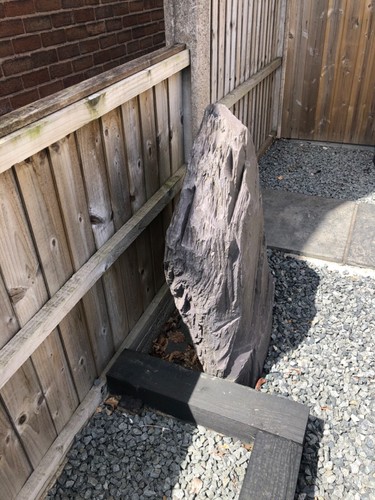 Set two slate - of, monolith