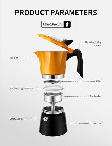 Stovetop coffee maker italian - stovetop,