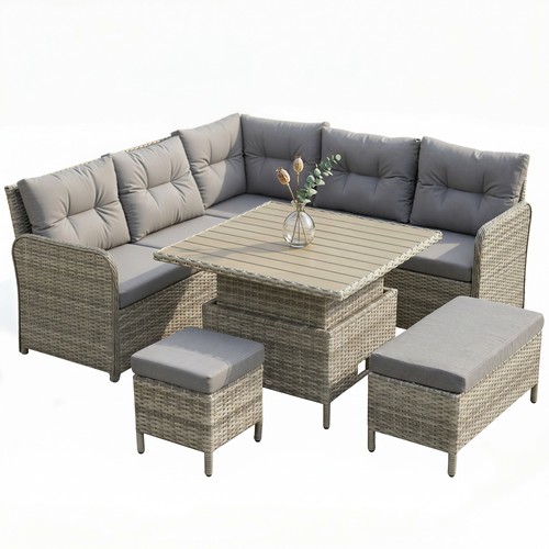 Outsunny pcs rattan garden - pcs,