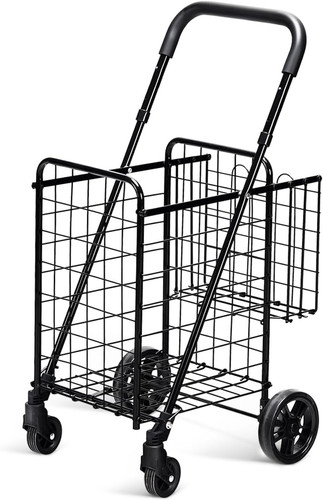 Folding shopping trolley - folding,