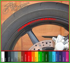12 x DUCATI Wheel Rim Stickers Decals - Many Colours - monster 848 1198 1098 evo
