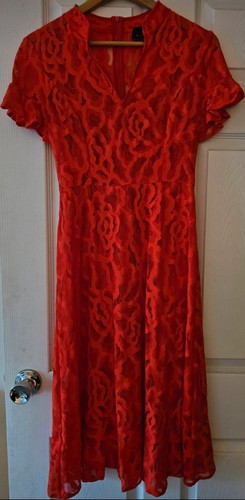 Phase eight red lace floral - phase,