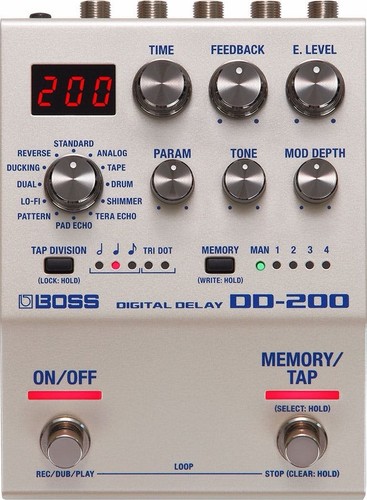 Boss dd200 digital delay pedal - dd200,