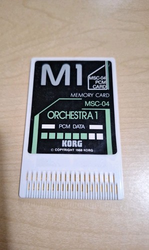 Korg orchestra msc 04 - m1, pcm
