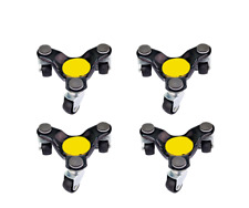 Moving Dolly Furniture Removal Skate 3 Wheel Trolley Castor Aid 60kg (Set of 4)