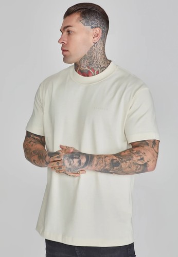 Siksilk mens beige - mens, oversized