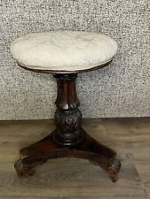 Antique Victorian Era Piano Parlour Stool
