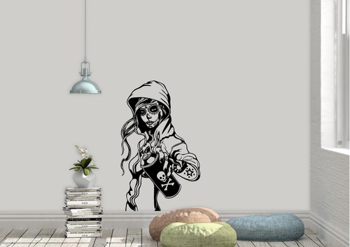Girl with spray - girl, can