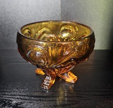 Vintage Art Deco Amber Glass