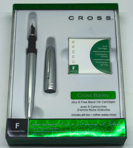 Cross bailey chrome fountain - bailey,