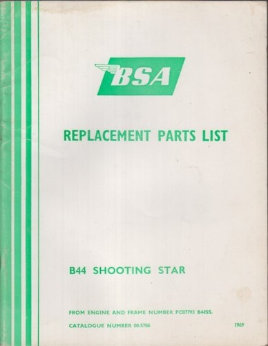 Bsa model b44 shooting - model, star
