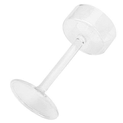 Tall white glass - tall, candle