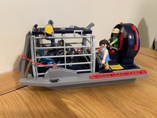 Incomplete Playmobil Jurassic Park Enemy Airboat 9433