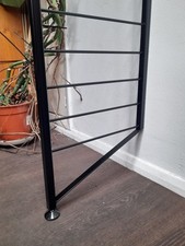 Ladderax Single Footed Ladder 131 cm x 35 cm ~ NEW powder coated black - MInt