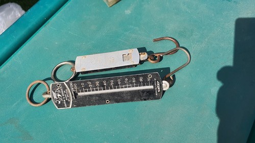 Vintage fishing scales - vintage, x2