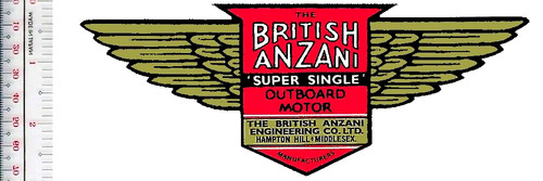 Outboard british anzani - british, super