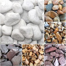 Decorative Coloured Stones | Pebbles Cobbles Slate Gravel Chippings Aggregates