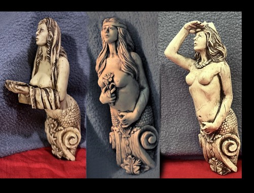 Mermaid figurehead ship bow - mermaid,