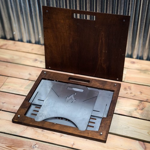 Flat pack fire pit bbq - bbq, grill