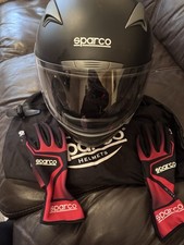 Sparco Helmet and Gloves and