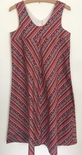 Vintage cotton print smock - vintage,