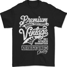 Aged to Perfection Vintage 81st Birthday 1944 Mens T-Shirt 100% Cotton