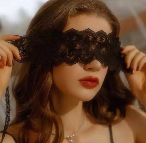 Black lace eye mask sexy - mask,