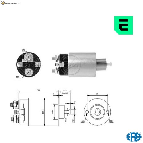 Solenoid switch starter zm4993 - switch,