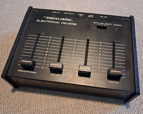 Realistic electronic reverb - realistic,