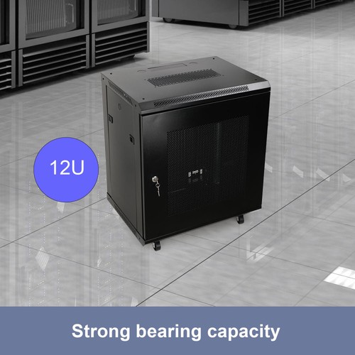 12u 450mm black network - 450mm,