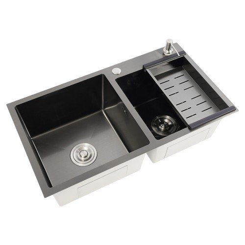 Kitchen sink double bowl - double,