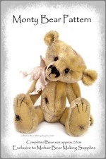 OOAK Mohair Teddy Bear Sewing