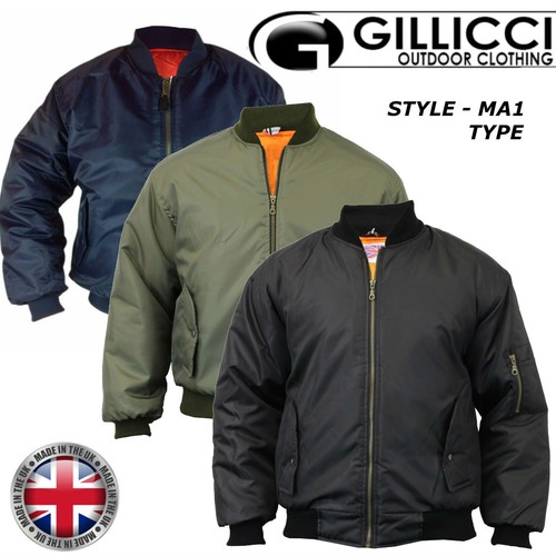 Mens gillicci heavy padded ma1 - heavy,