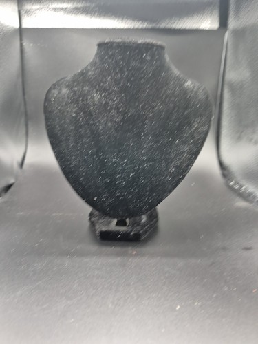 Black velvet necklace display - velvet,