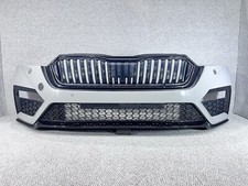 2021 - 2025 SKODA OCTAVIA VRS NEW SHAPE MK4 COMPLETE FRONT BUMPER & GRILL  (#89)
