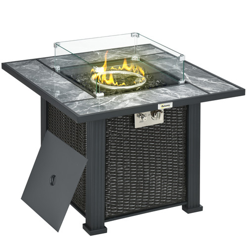Gas fire pit - fire,